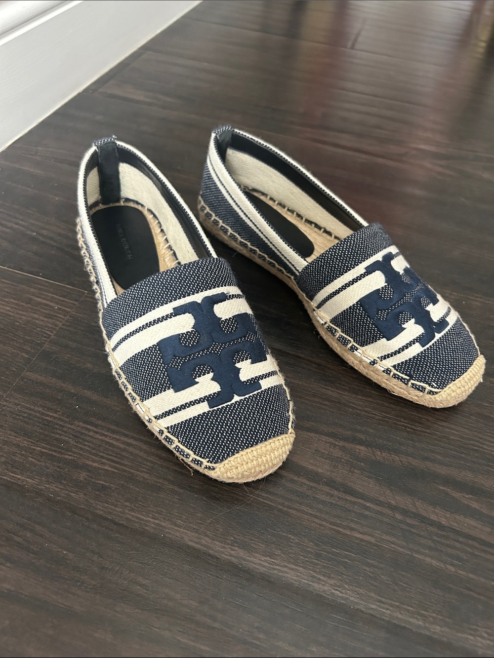 Tory Burch Double T Jacquard Espadrillas